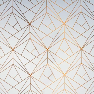gold and white line modern event wall